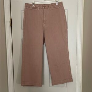OAT - wide Leg Cropped Jeans - size 12